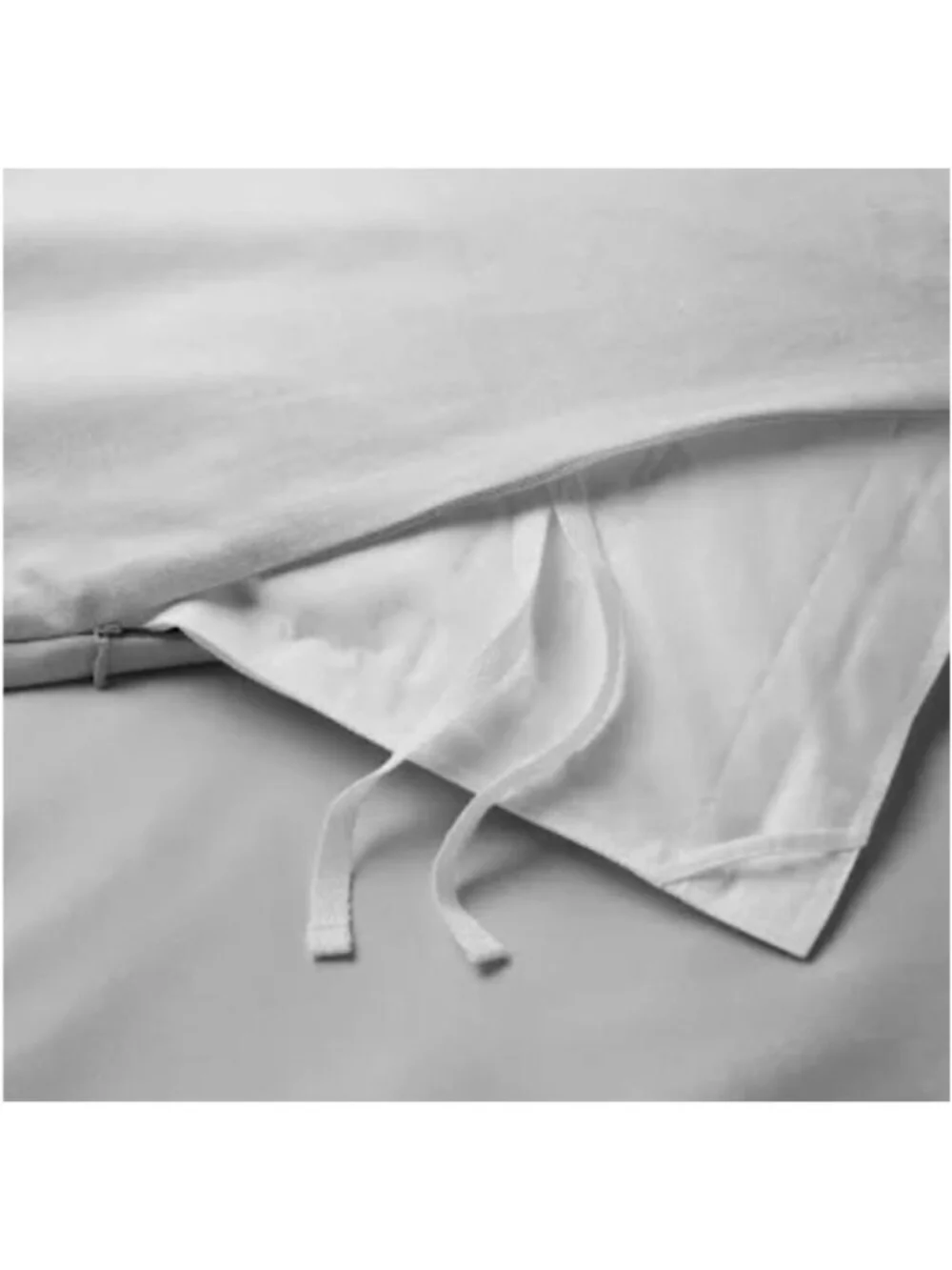 Casaluna Cashmere Blend Duvet Cover Set-King Light Grey